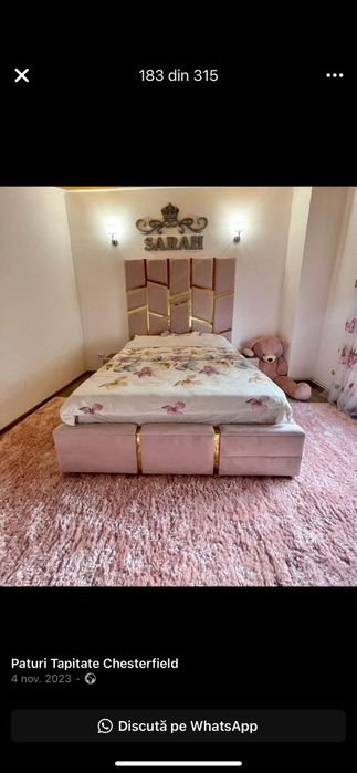 Paturi Tapițate la comandă