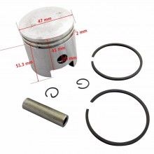 Piston bicicleta cu motor 80cc (47mm bolt 10mm)