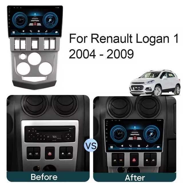 Мултимедия за Dacia Logan 1 L90 Logan Навигация Android 2DIN двоен дин