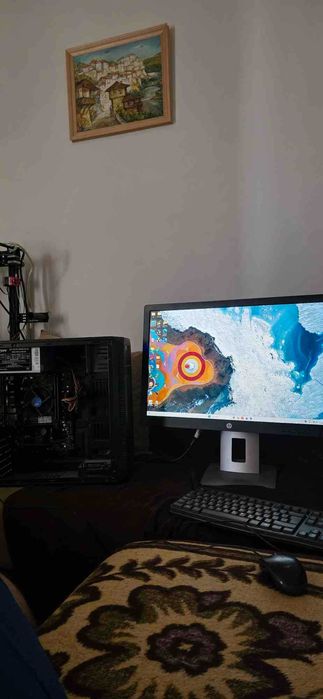 PC i5 10400 series 16GB of ddr4, 250gb nvme SSD. + monitor, keyboard and mouse. компютър, монитор, мишка и клавиатура.