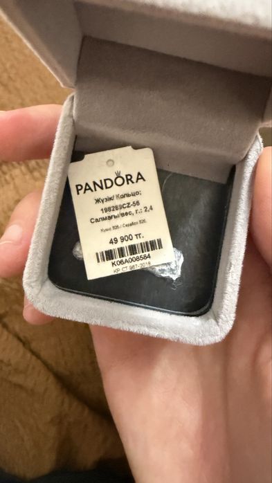 Pandora кольцо оригинал серебро