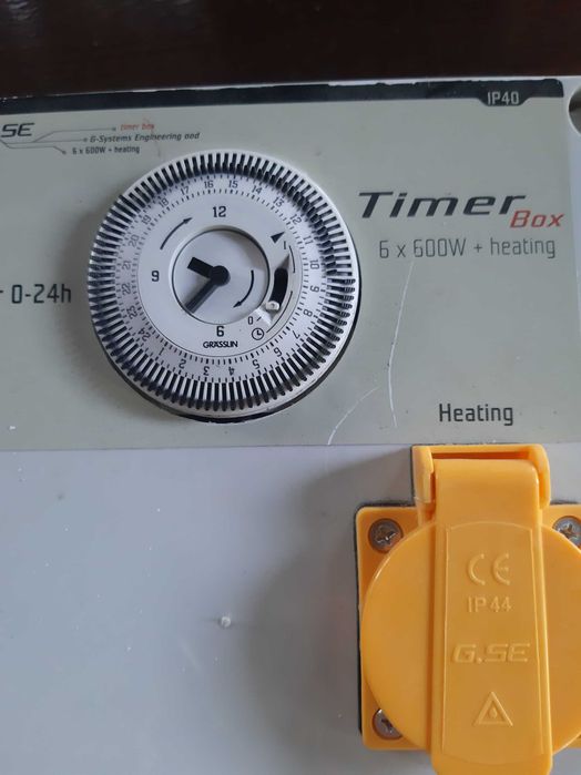 G.S.E. timer box 6x600w  + heating