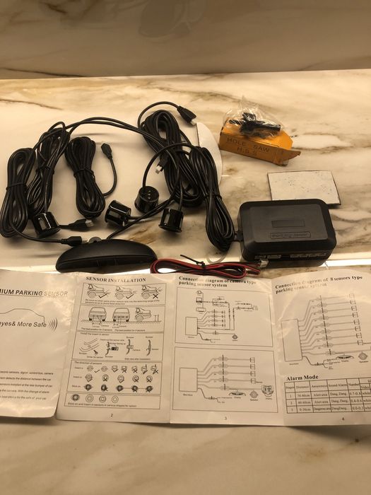 Парктроник - 4 сензора, дисплей, звукова сигнализация