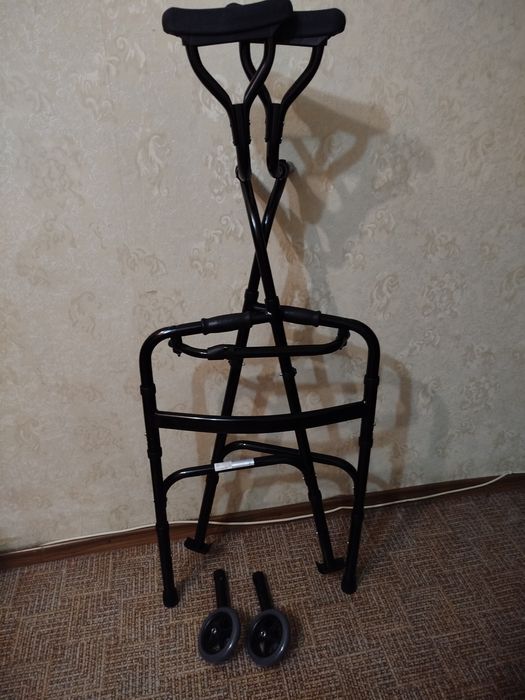 Ходунки с поддержкой под мышки 2в1