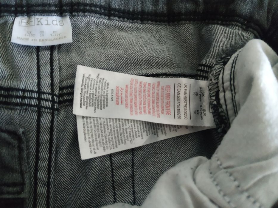 Джинсовые брюки мальчику 9-10 лет