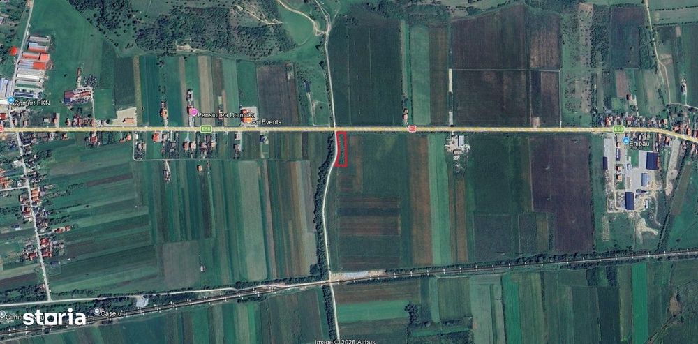 Teren de vanzare | Urisor, com. Caseiu, jud. Cluj | 1.600 mp | DN1C