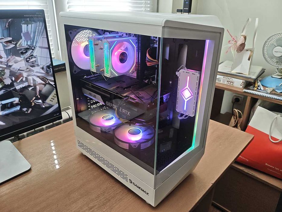 Геймърски компютър, Ryzen 5600, Rtx 3060Ti, 32gb Ram, 960Gb ssd, 700W