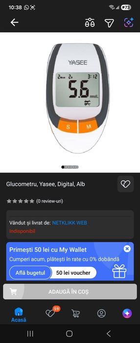 Vand aparat de masaj cu încălzire si Glucometru