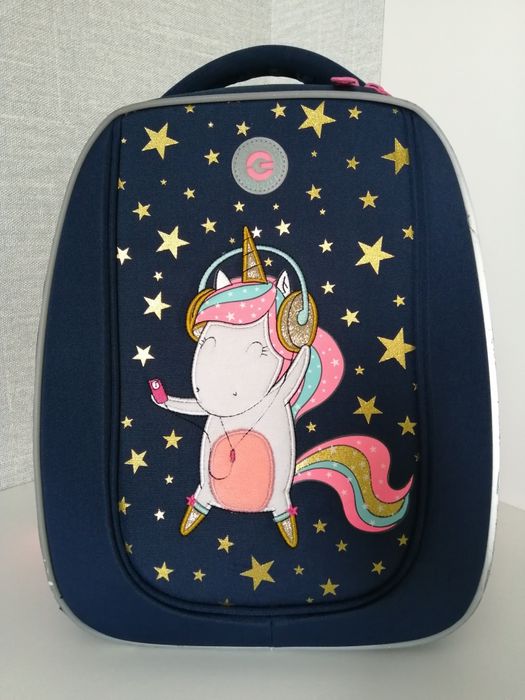 Рюкзак ранец школьный Grizzly б/у для девочки