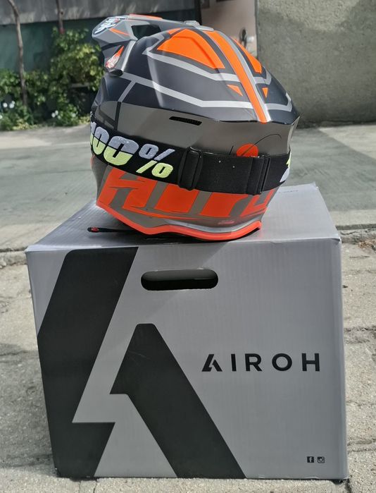 AIROH WRAAP Mood Orange matt