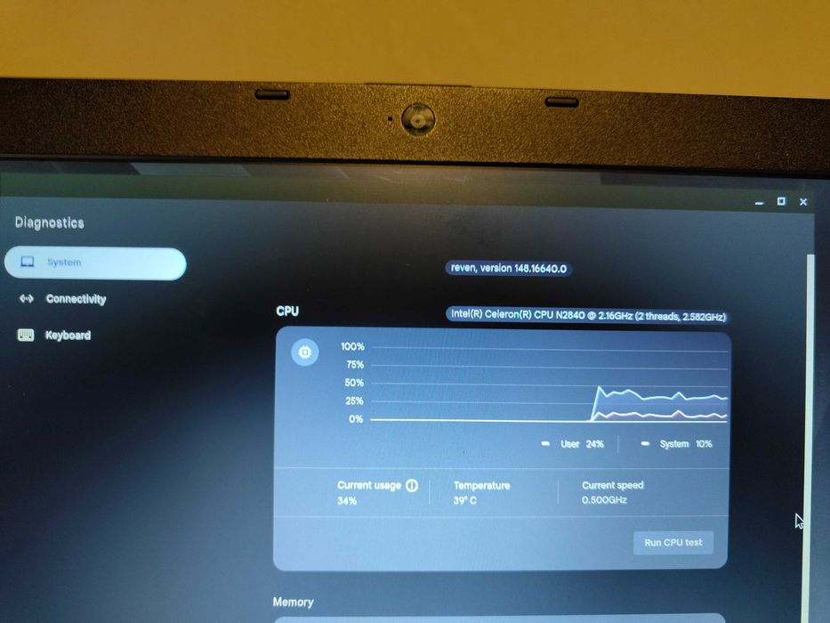 Компактен лаптоп Acer E3-112 | Бърз с ChromeOS Flex | Идеален за вкъщи