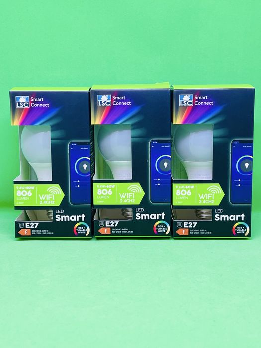 Lampă LED multicoloră inteligentă LSC Smart Connect  - 20 buc