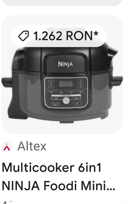 Multicooker Ninja 6 în 1 Nou