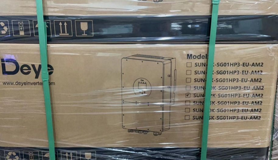 Deye 10 , 20 , 30 , 50 , 100 kwat invertor on grid va hybrid