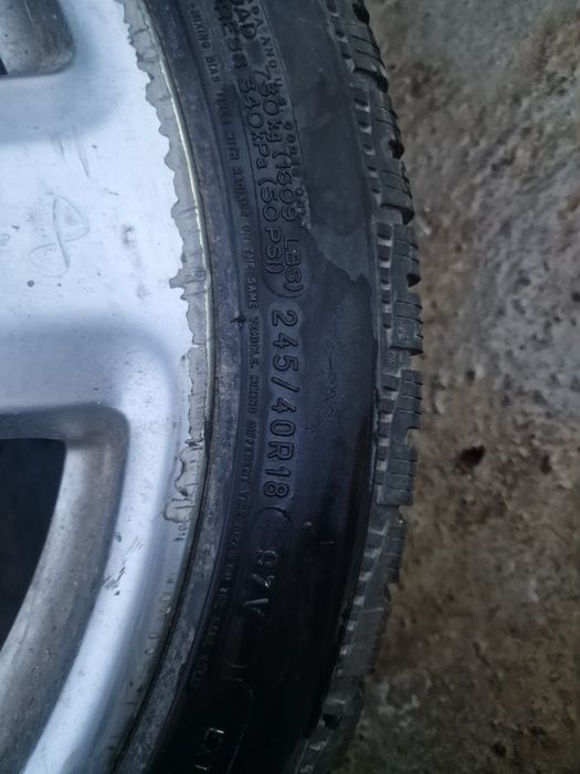 Janta aluminiu cu cauciuc pe 18 de rezerva Audi,Vw,5×112