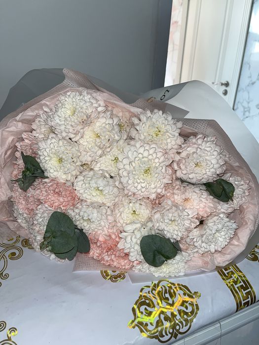 Букет хризантем, нежный букет