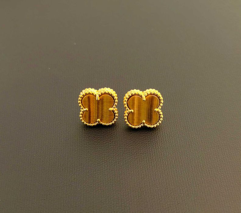 Дамски обеци Van Cleef & Arpels VCA Vintage Alhambra earrings