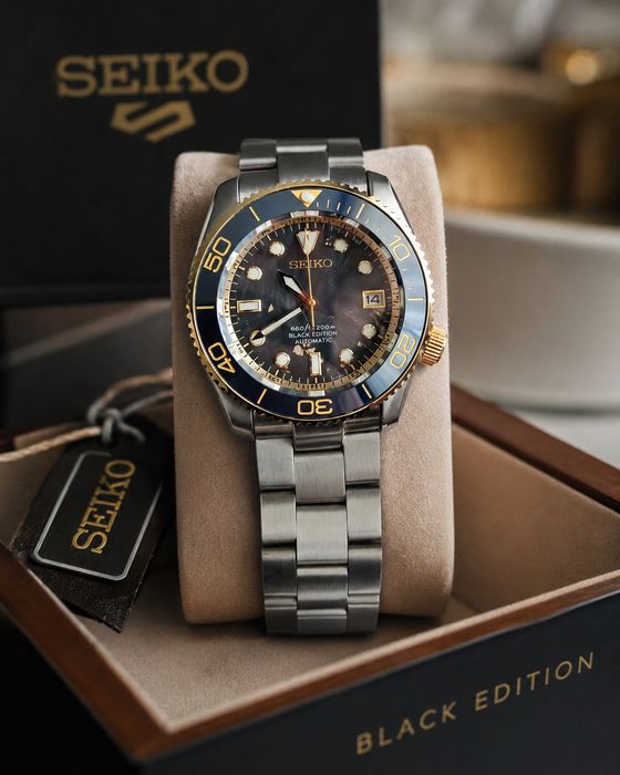 Часовник Seiko Carbon Edition mod