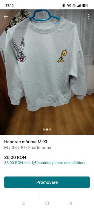 Hanorac dama mărime M-XL