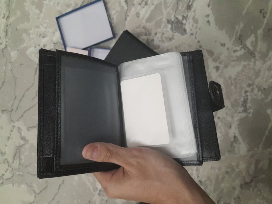 Портомоне бумажник черный