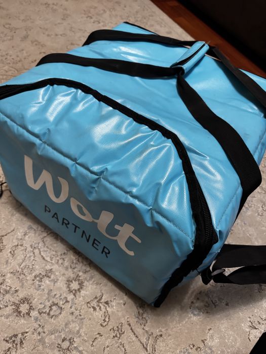 Термосумка Wolt для пеших курьеров