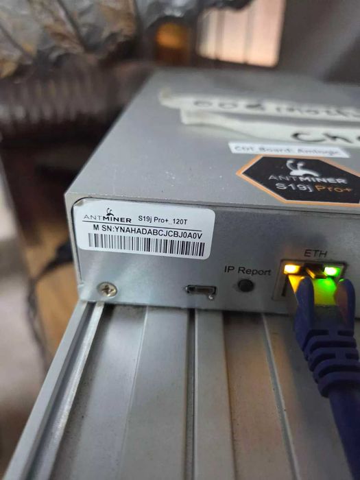 Bitmain Antminer S19j Pro+ 120Th USED Btc