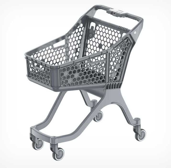 Покупательская "Пластиковая тележка SURF S, 100л" тележка для магазина