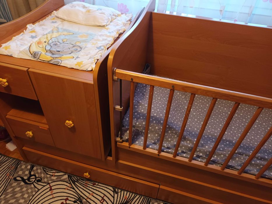 Детско легло, люлка и юношеско легло 3 в 1