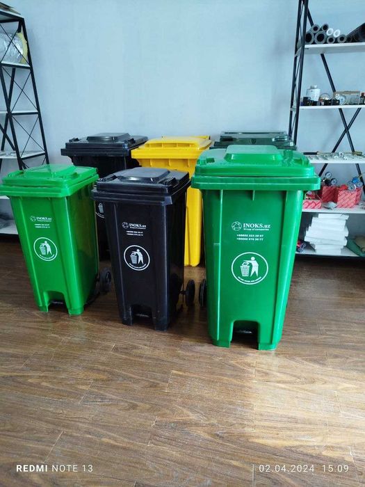 Мусорный контейнер от 120 до 1100 литра