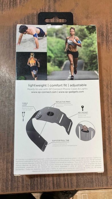 Suport telefon SP Connect Running Band gri