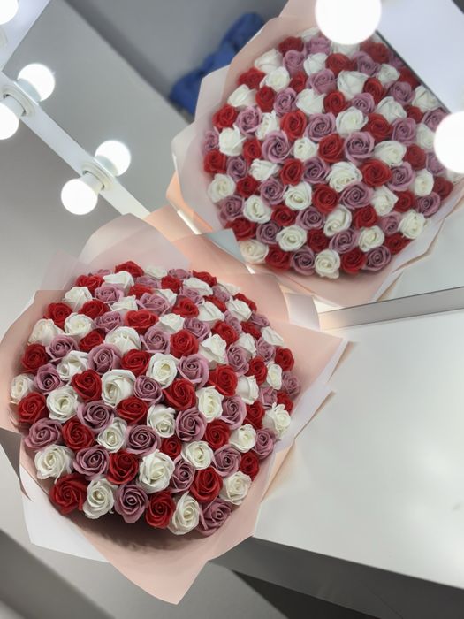 Buchete trandafiri sapun