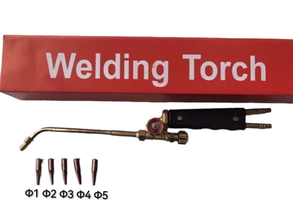 Горелка за Оксижен 380 мм с 5 дюзи ф1 ф2 ф3 ф4 Ф5 KRAFTROYAL
