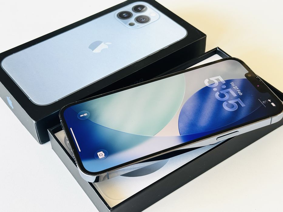 Iphone 13 Pro Max 512GB Blue Като нов! Гаранция 6 месеца