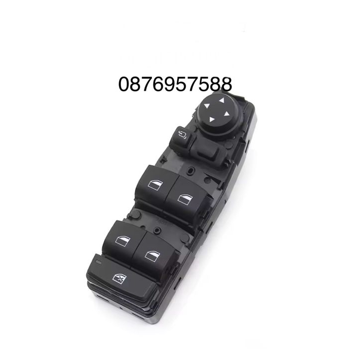 Бутони копчета конзола ел стъкла БМВ BMW 5 F10 F11 F07 F06 5GT F25 Ф10
