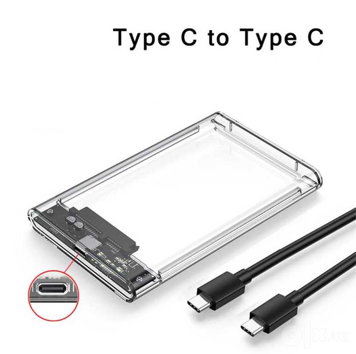 новые USB 3.1 (type C) Боксы для HDD -  - гарантия - доставка