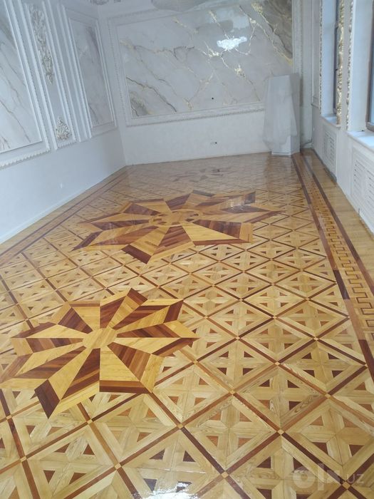Шлифовка пол паркет, ламинат, декор пласт любой сложности!!!