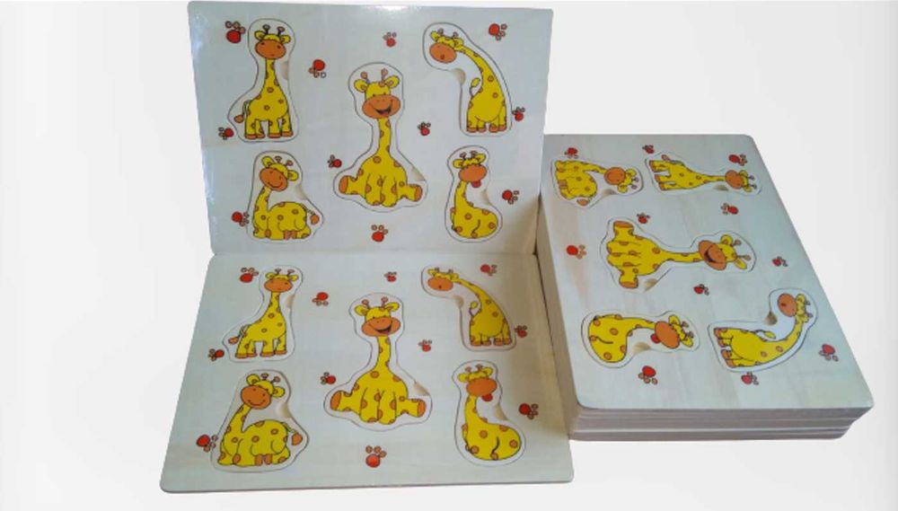 ТОП! 3 модела дървени дъски с животни  жираф, калинка и далматинец