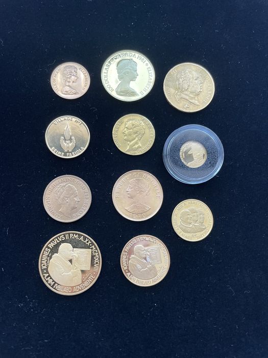 Златна монета, различни карати и тежина!