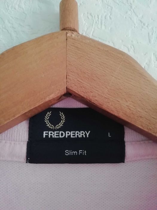 Fred Perry slim fit Polo Pink оригинална розова поло тениска