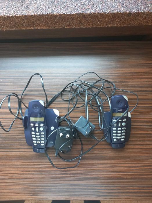 Twinset telefoane fixe,marca  AEG,stare foarte bună