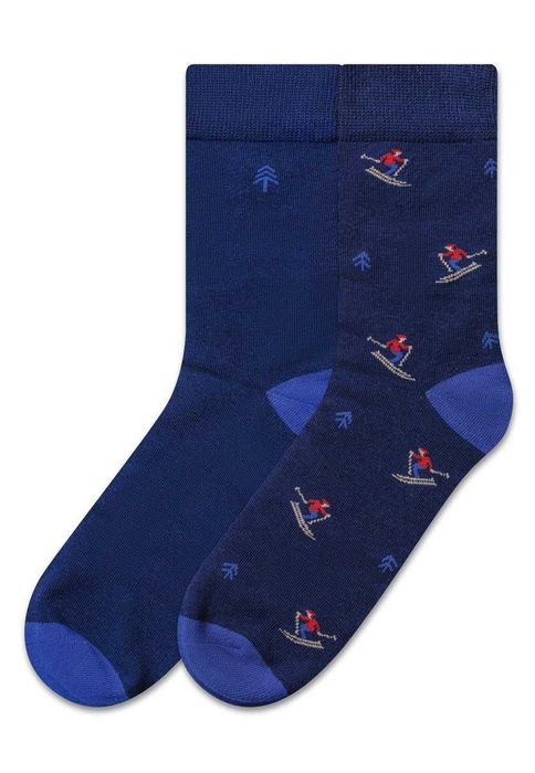 Набор мужских носок, синих — тепло и уют в каждом шаге.