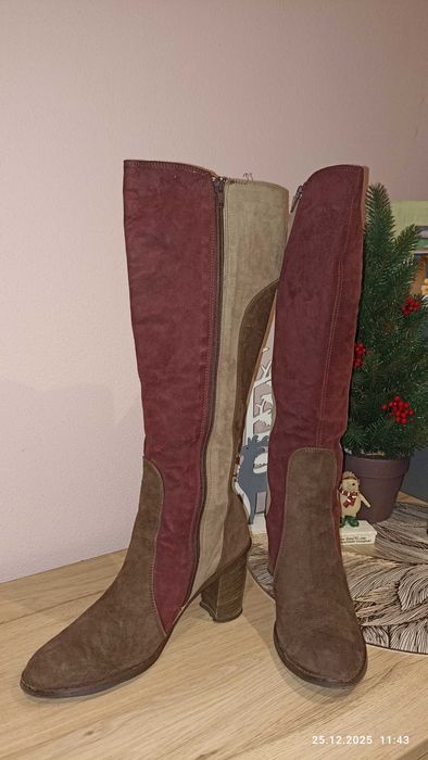 Ботуши ARISE естествен велур