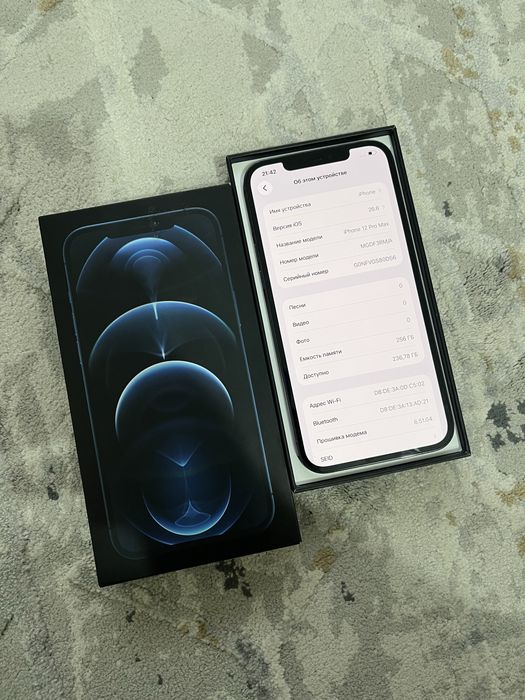 Apple Iphone 12 Pro Max, 256gb, 80%.