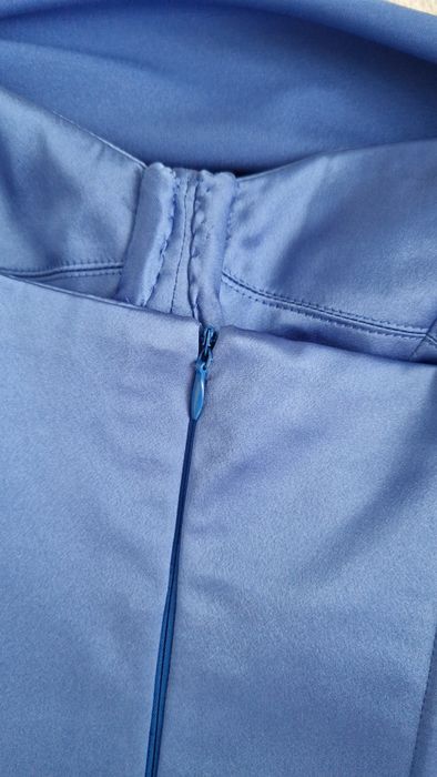 Rochie de ocazie albastra facuta pe comanda