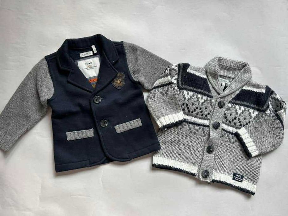 Лот дрехи за момче 6-12 м. – сетове Mamas & Papas, IKKS, GAP, Mothercare