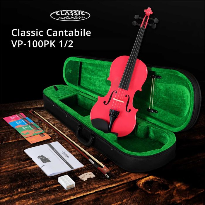 Set Vioara Classic Cantabile VP-100PK 1/2 roz