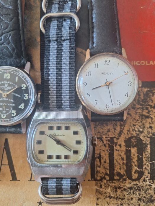 Lot ceasuri rusești Pobeda, Raketa, Vostok