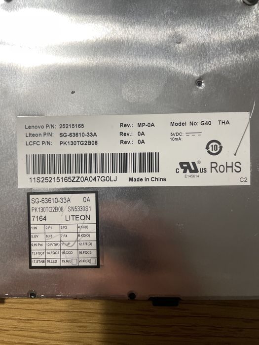 Tastatura laptop Lenovo Z40