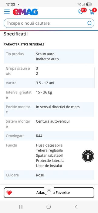 Vand 2 scaune pentru copii