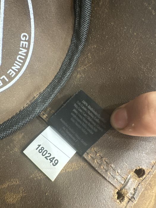 Оригинална винтидж кожена каубойска / аутбек шапка SCIPPIS. 100%